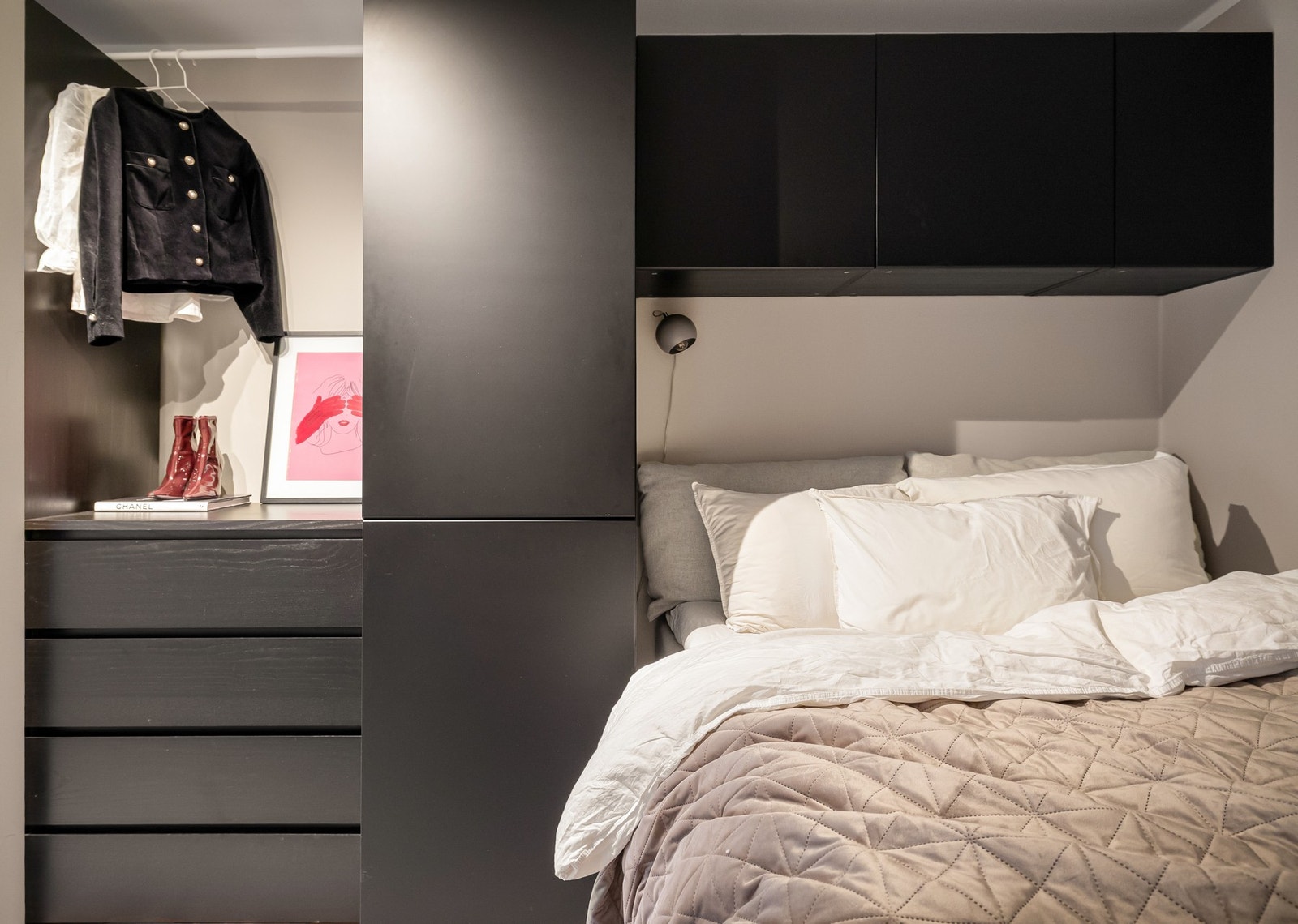 Soverommet er av god størrelse med plass til dobbeltseng. Galleribilde