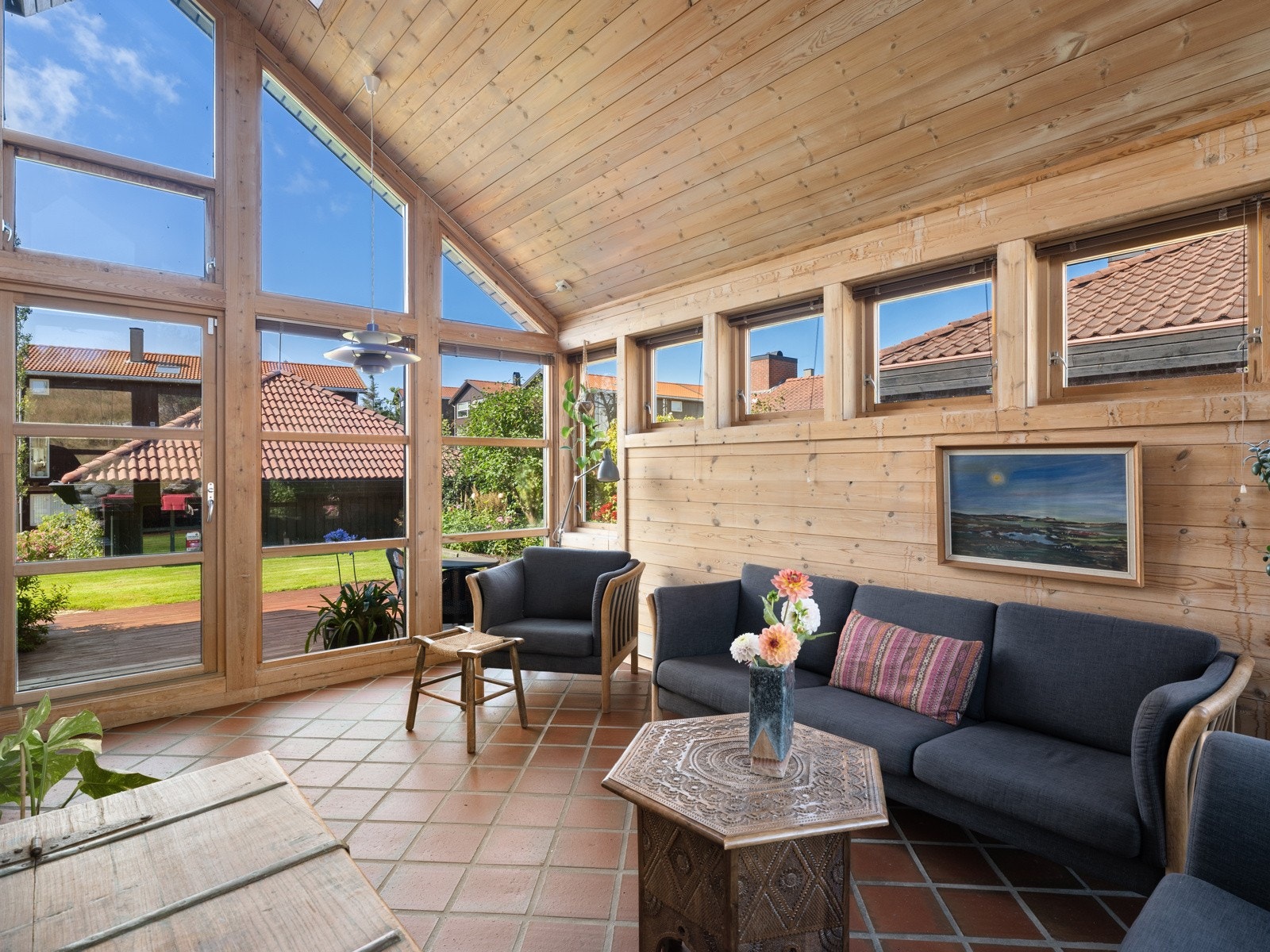 En naturlig forlengelse av stuen, uansett sesong Galleribilde