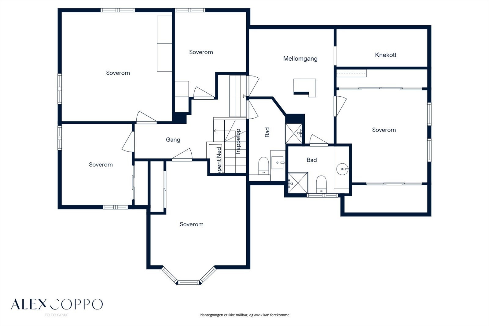 Plantegning 2.etasje Galleribilde