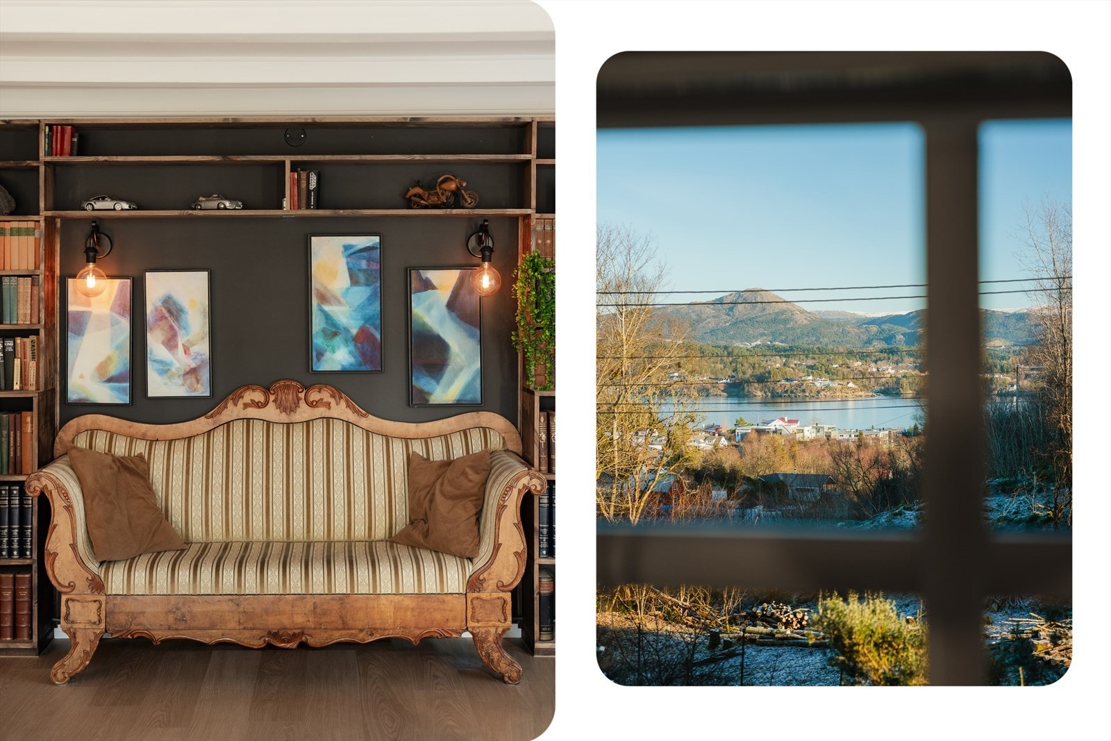 Nyt denne flotte sjøutsikten direkte fra stuevinduet Galleribilde