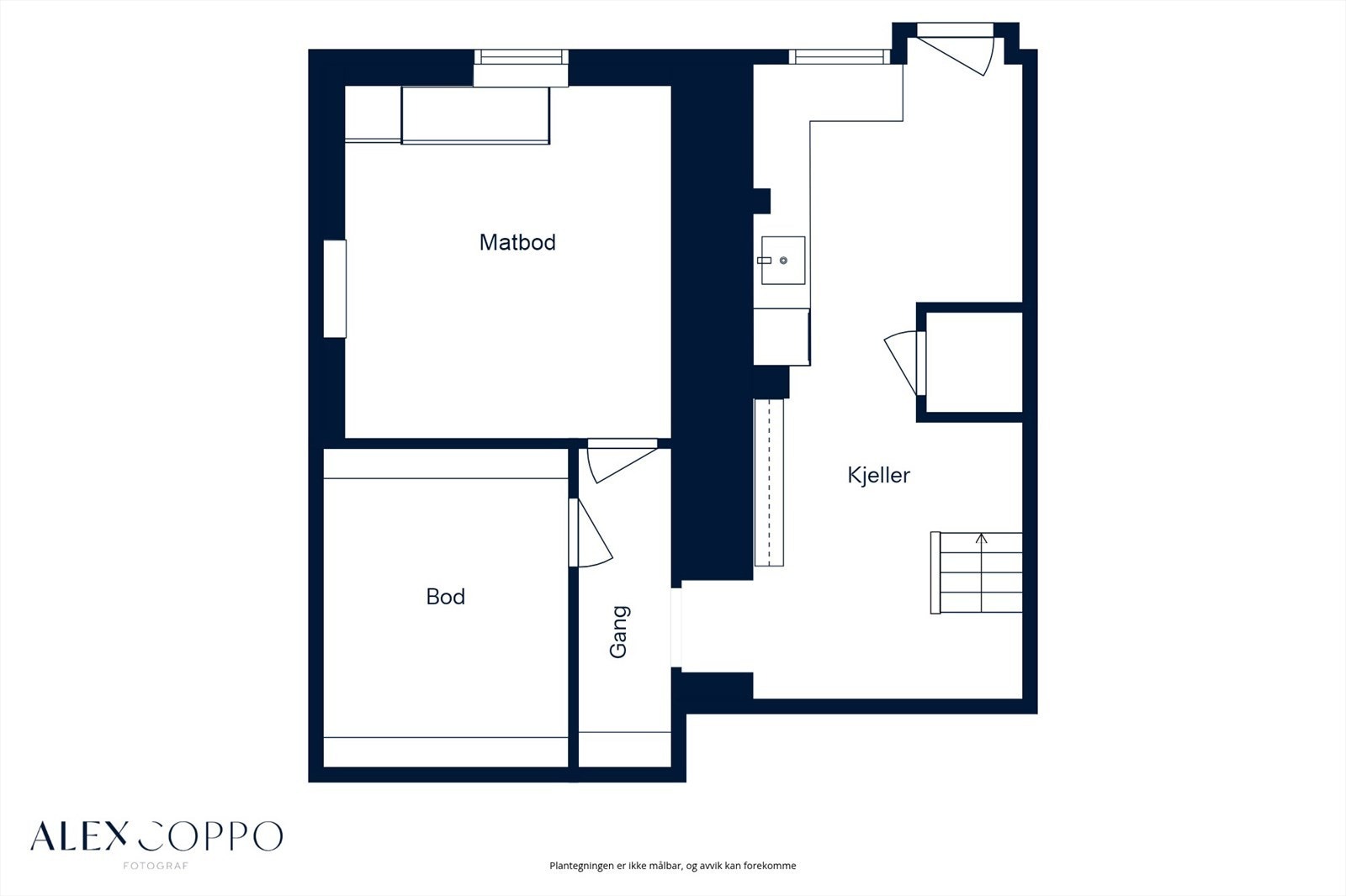 Plantegning u. etasje Galleribilde