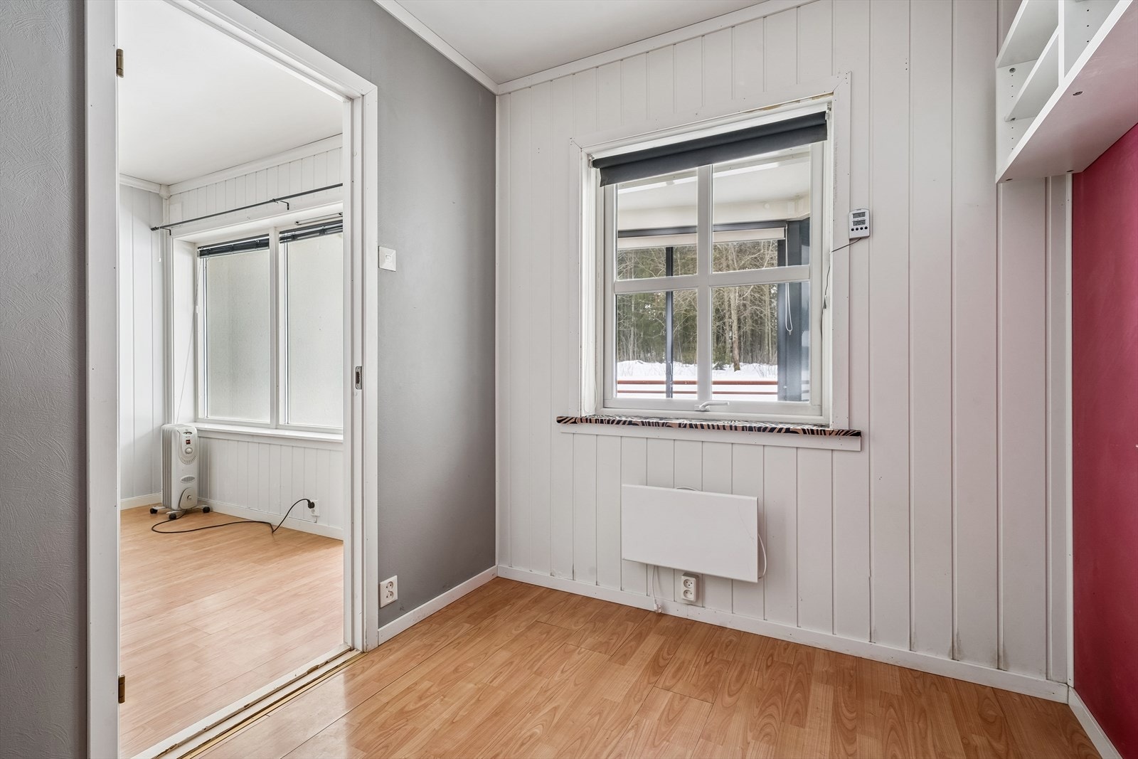 Leiligheten har et soverom. Galleribilde