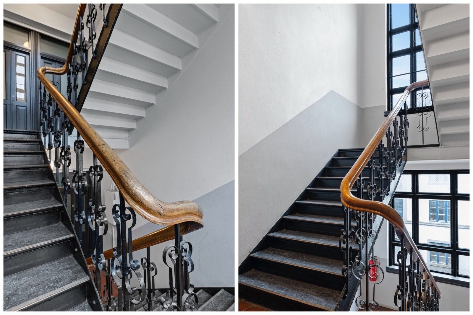 Fornem og innbydende trappeoppgang. Galleribilde