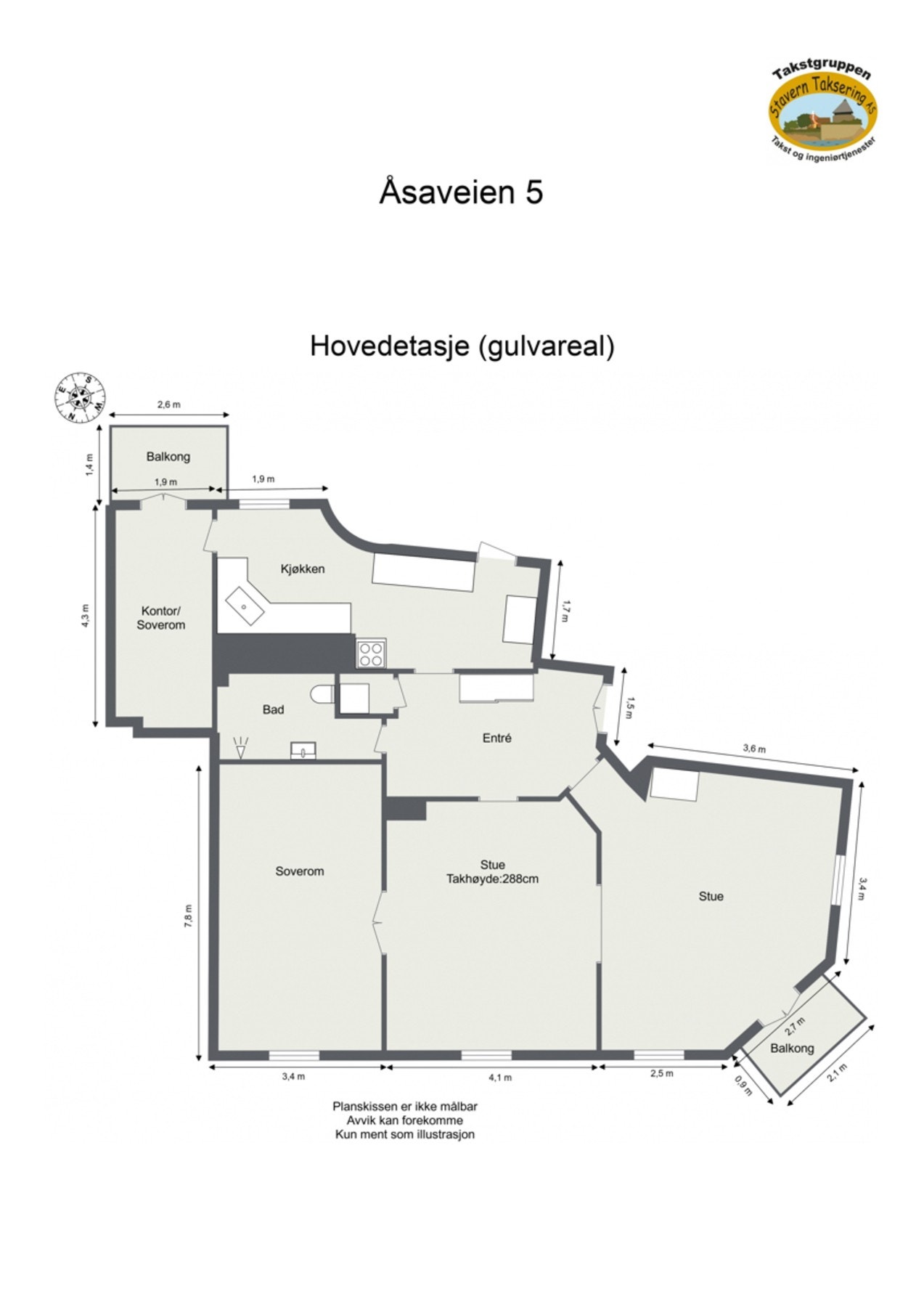 Plantegning Galleribilde