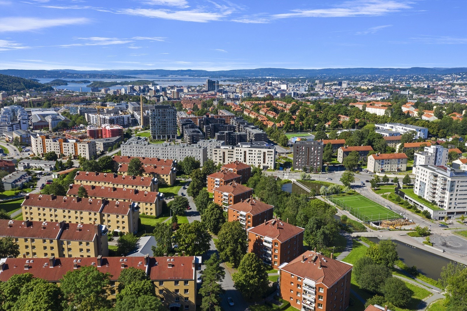 I St. Jørgens vei bor du sentralt i byen, men beholder følelsen av et grønt miljø. Galleribilde