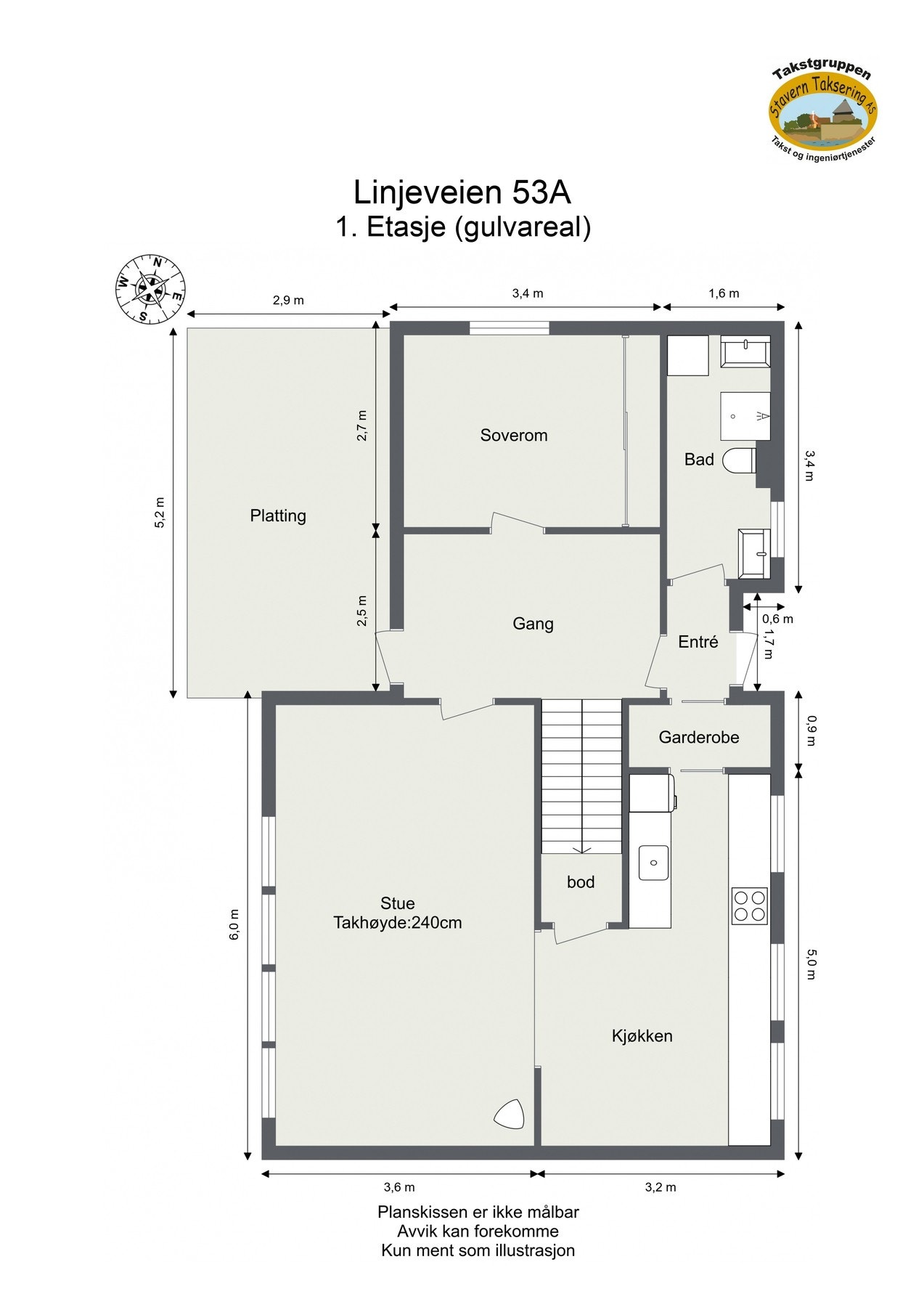 Plantegning 1.etasje. Galleribilde