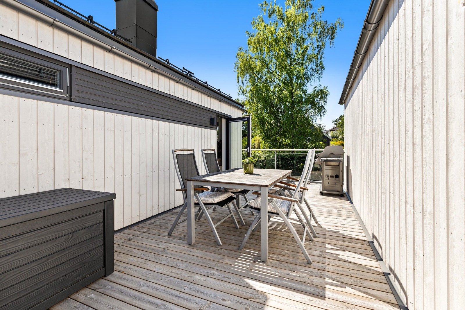 Det er god plass til spisebord. Galleribilde