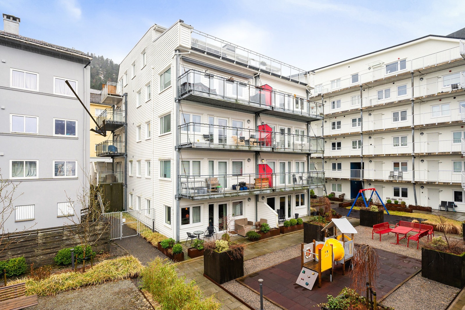 Se pil for leilighetens beliggenhet. Galleribilde