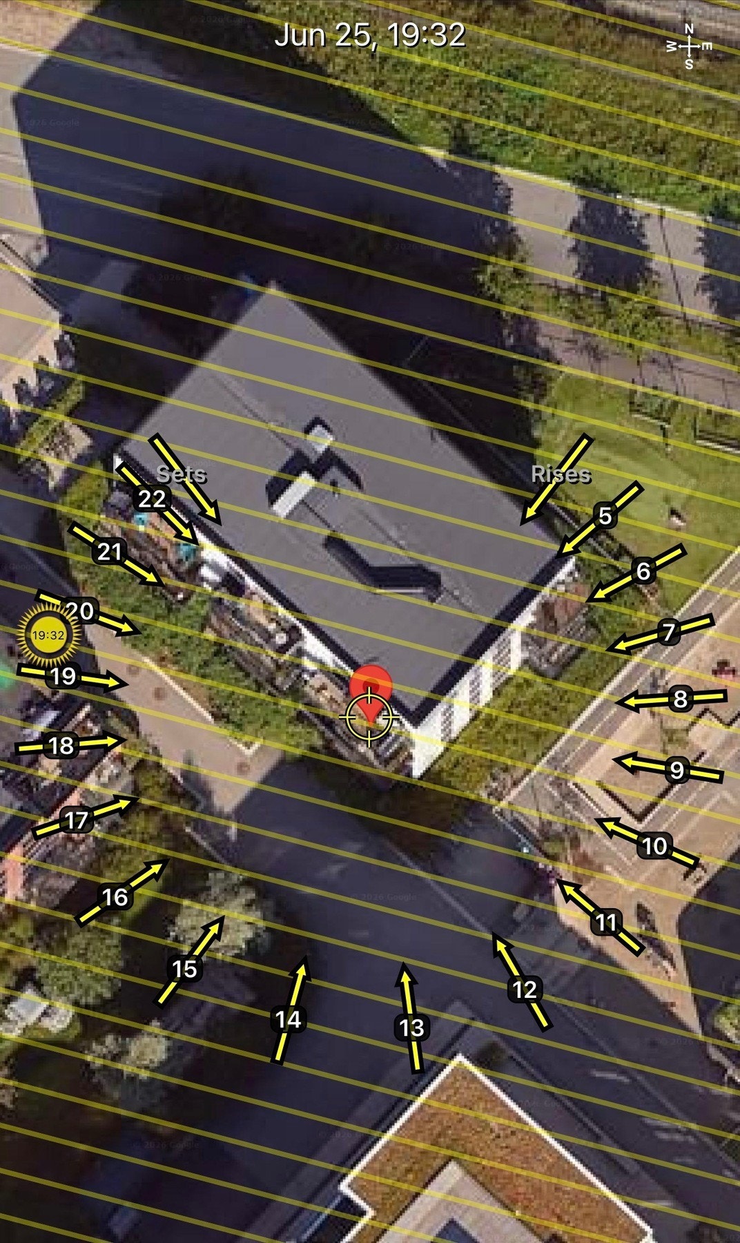 Fantastiske solforhold på balkongen. Galleribilde