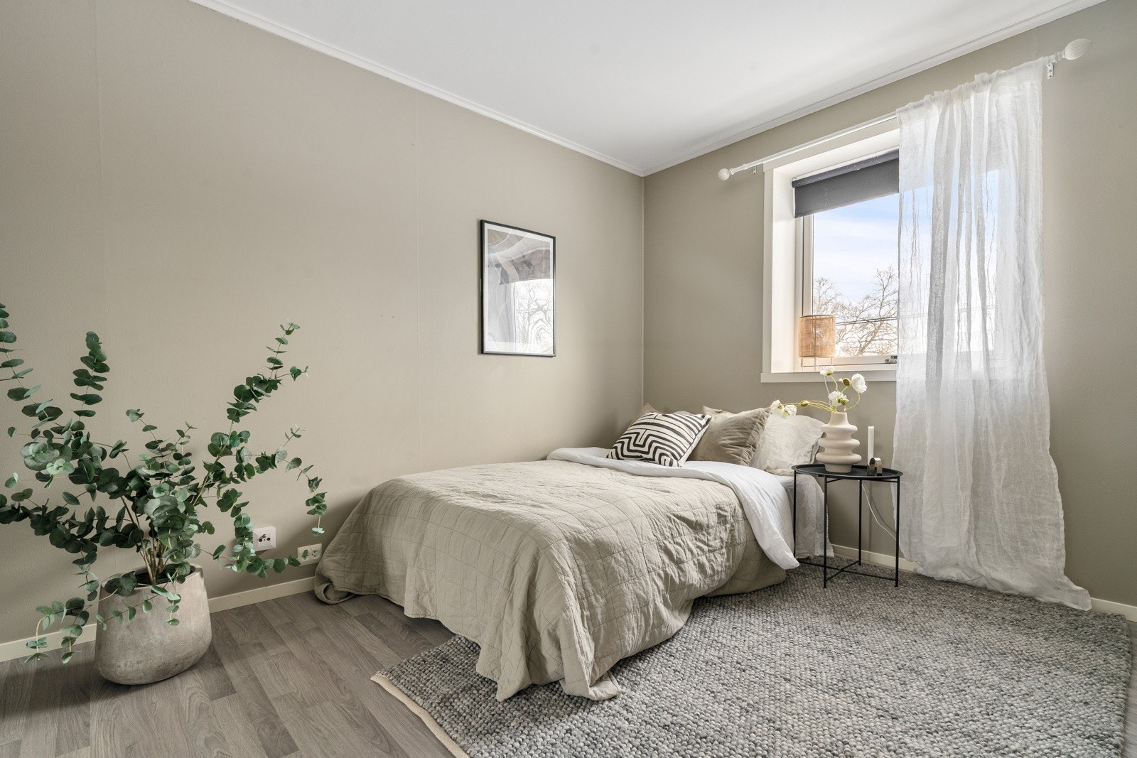 Soverom av god størrelse!