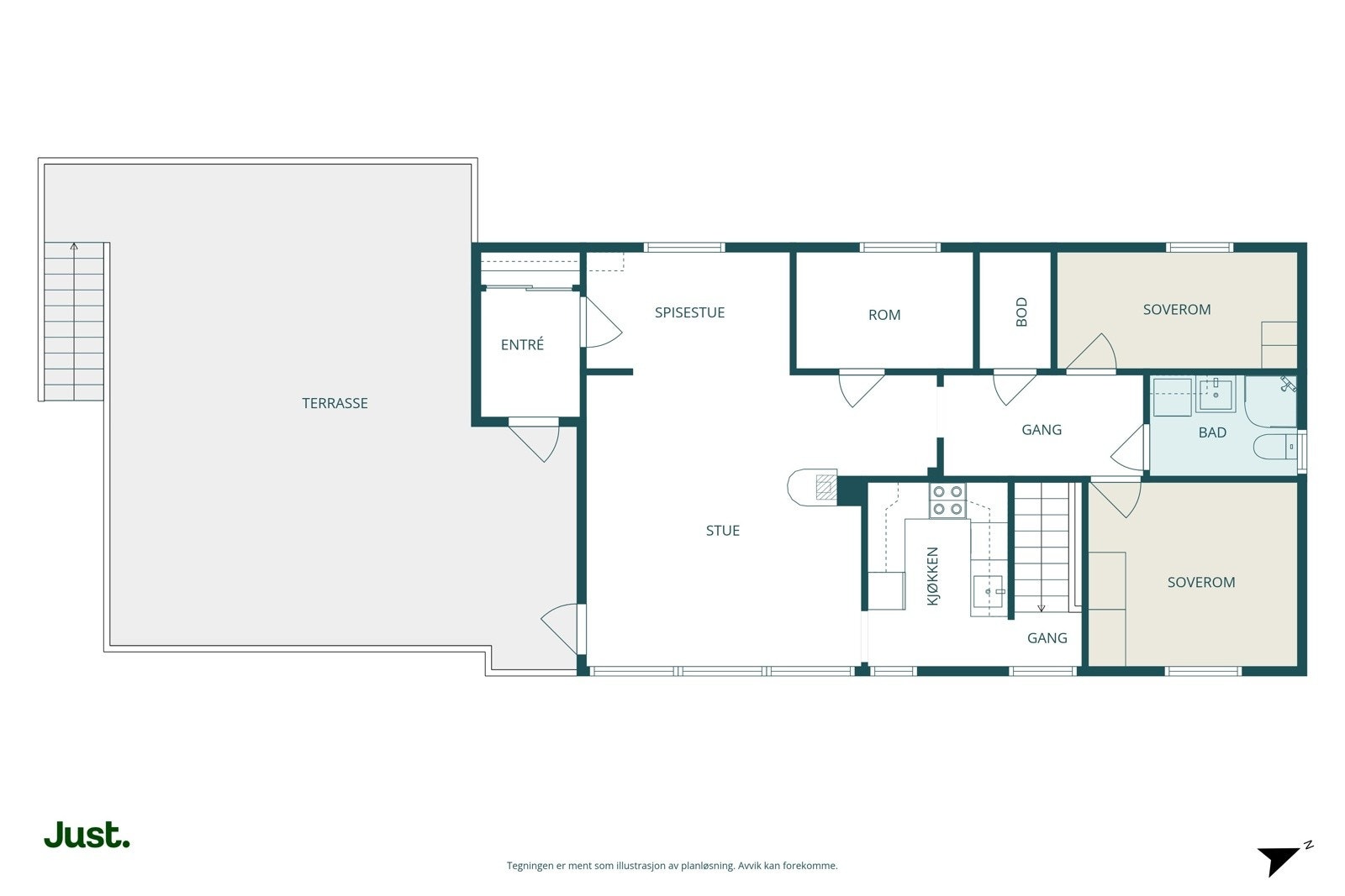 Planskisse hovedetasje
