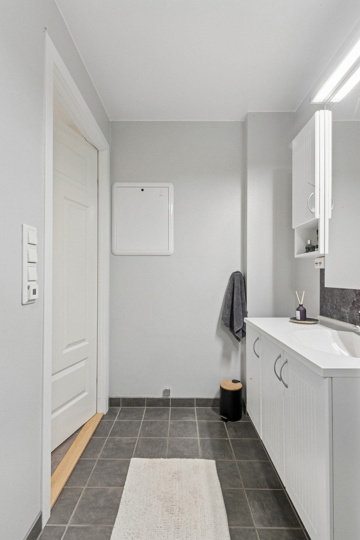 Selvfølgelig varmekabler i gulv, også her. Galleribilde