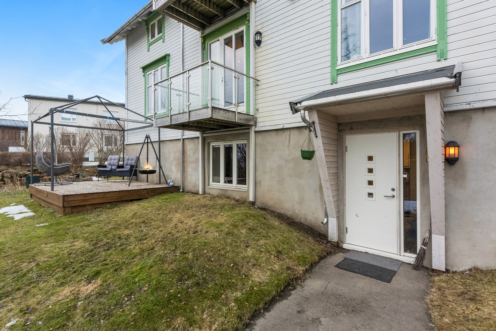 Direkte adkomst til leiligheten utenfra. Galleribilde