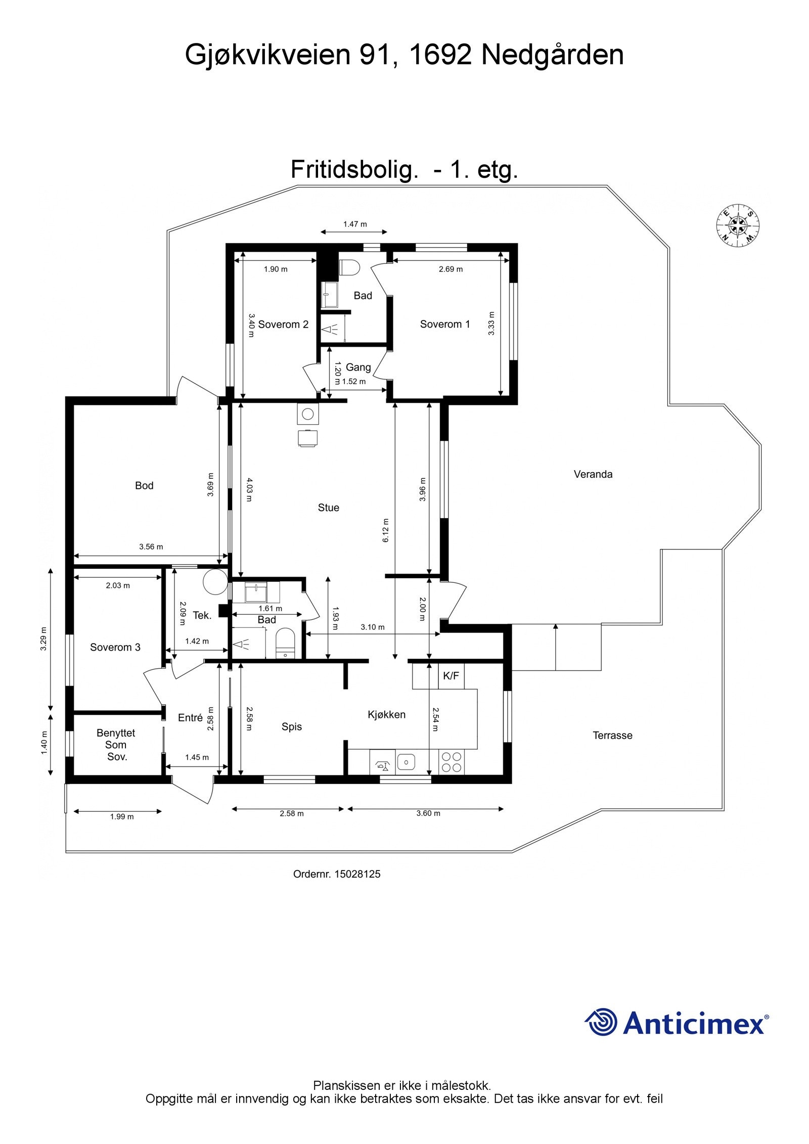 Plantegning Galleribilde