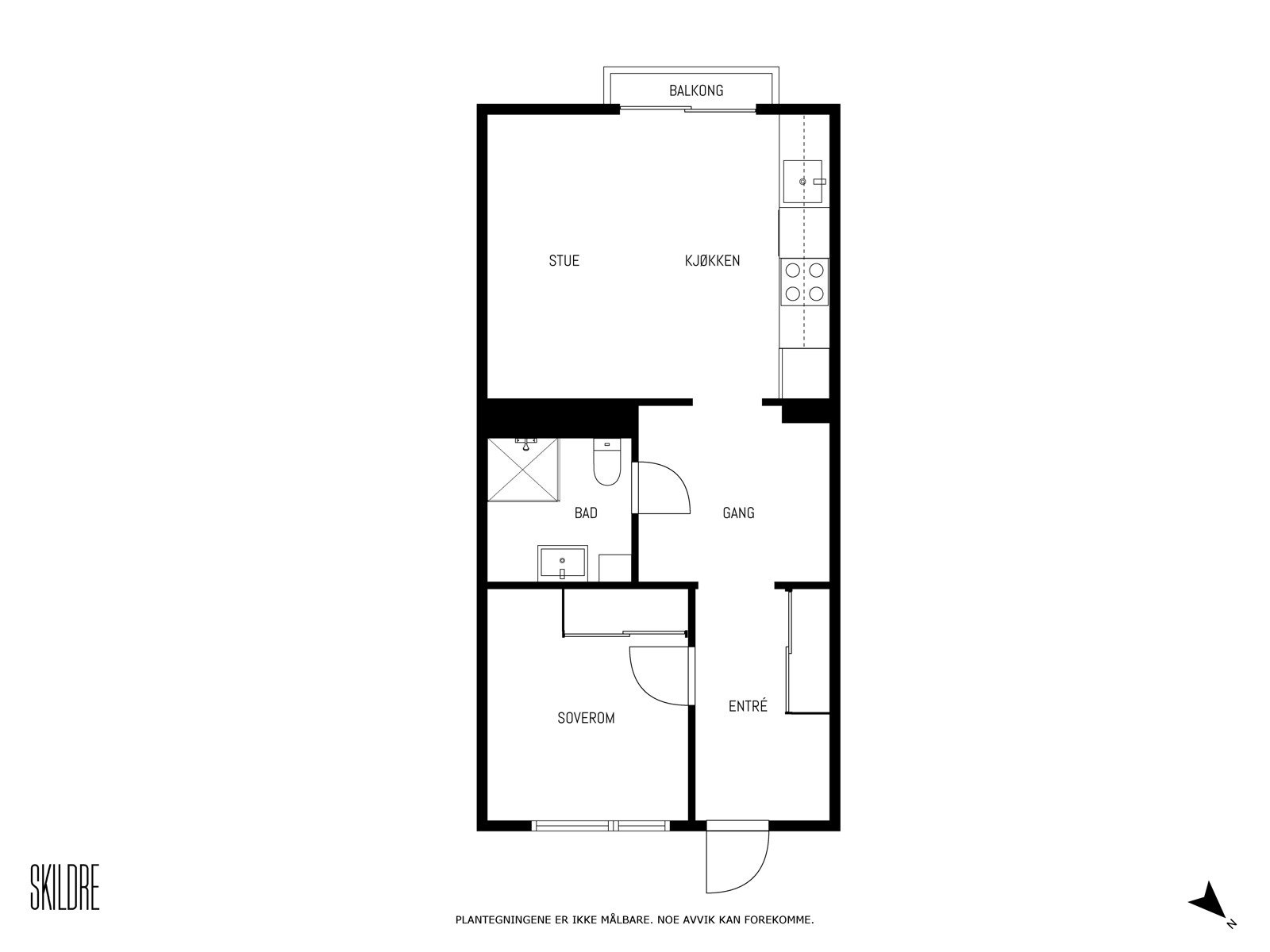 Plantegning Galleribilde