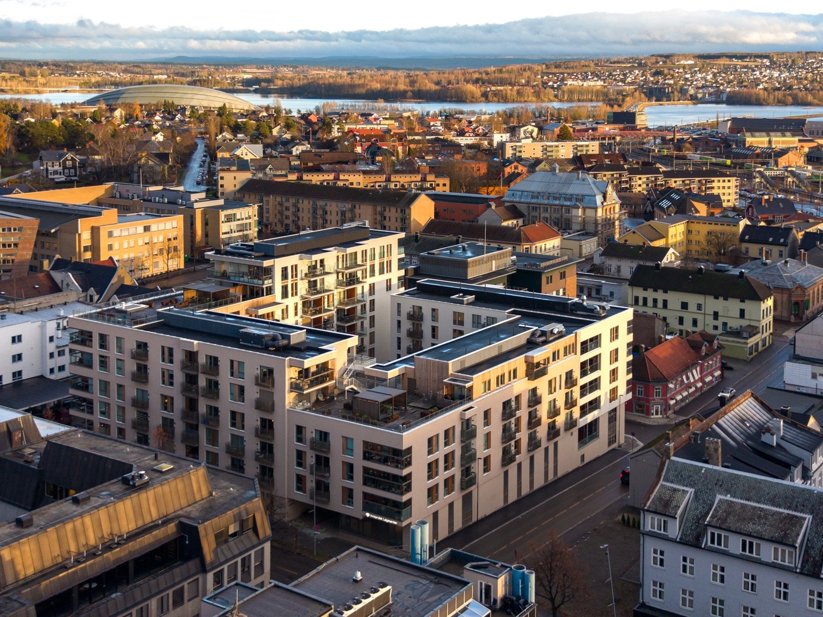 Dronefoto Galleribilde