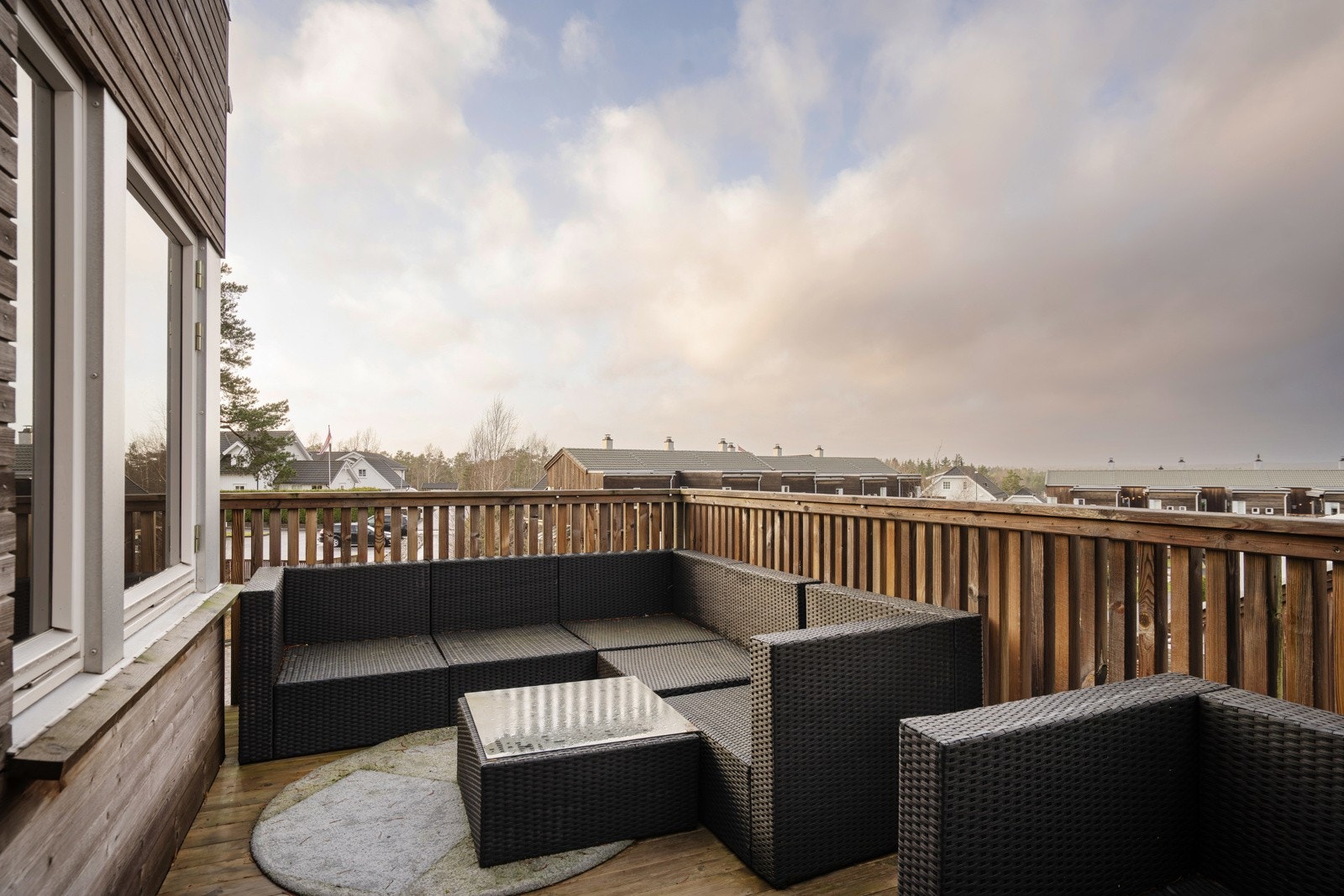 Balkong i tilknytning til hovedsoverom. Galleribilde