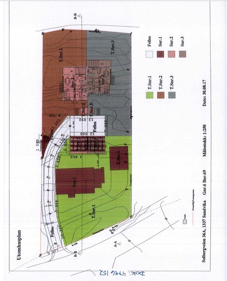 Utenomhusplan iht reseksjonering Galleribilde