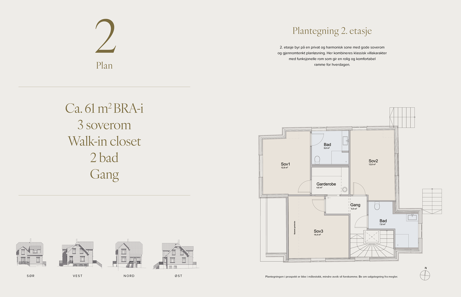 Planløsning 2. etg Galleribilde