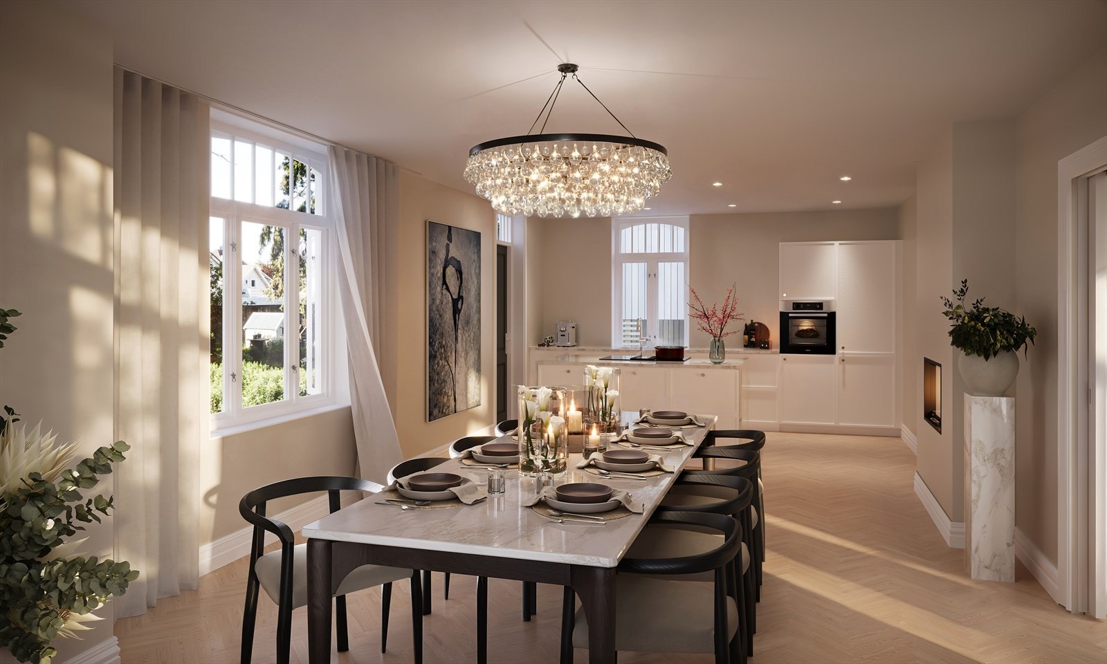 Illustrasjon kjøkken Galleribilde