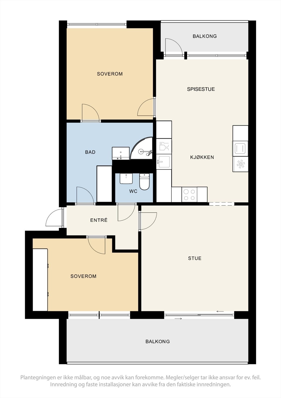 Plantegning Galleribilde