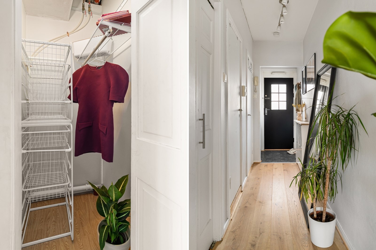 Innvendig bod i leiligheten meget praktisk som walk-in garderobe. I tillegg disponerer leiligheten en bod i kjeller. Galleribilde