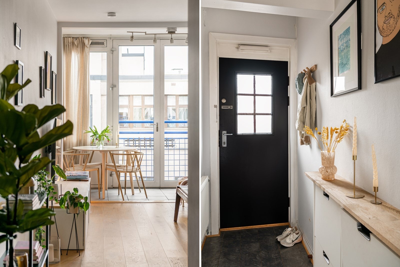 Den gjennomgående planløsningen er gull på varme dager slik at man får optimal utluftning i leiligheten. Galleribilde