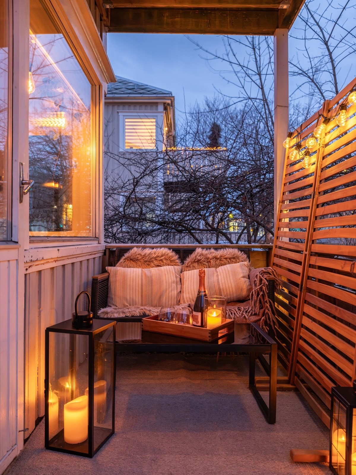 Den solrike terrassen strekker seg over 5m². Galleribilde