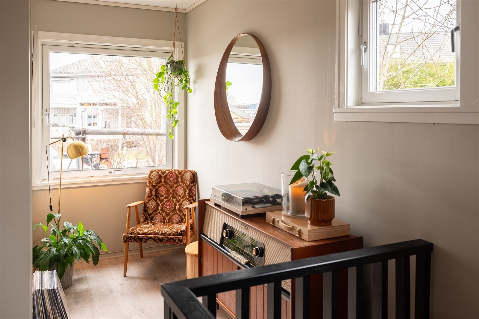 I 2024 ble det montert varmepumpe i leiligheten. Galleribilde