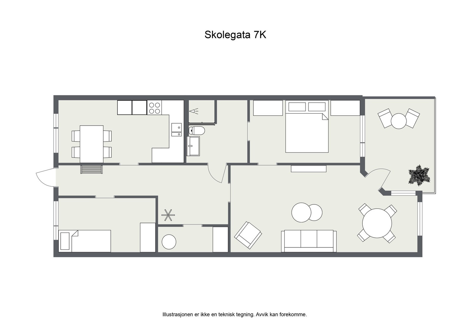 Plantegning. Galleribilde