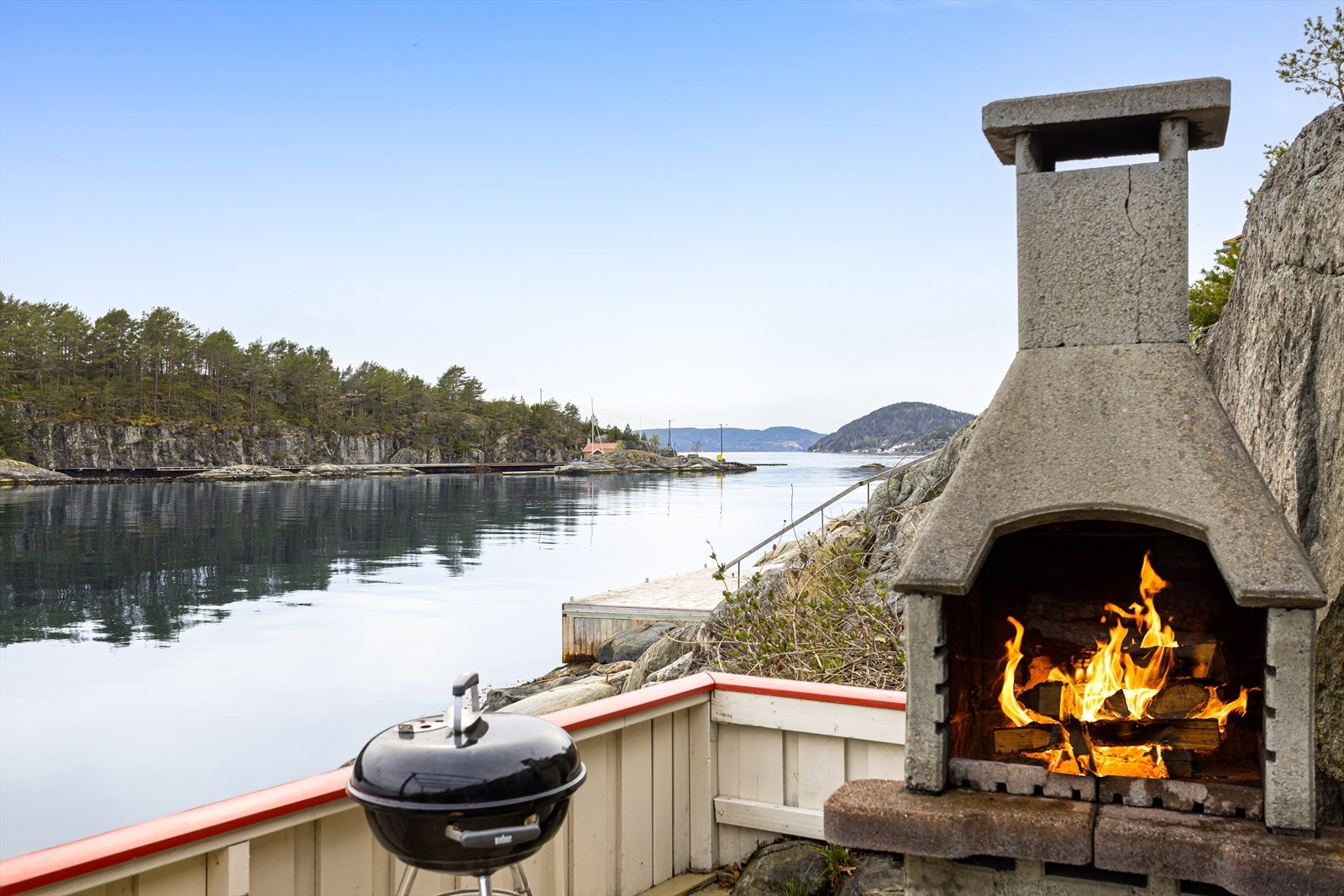 Koselig utepeis. Galleribilde