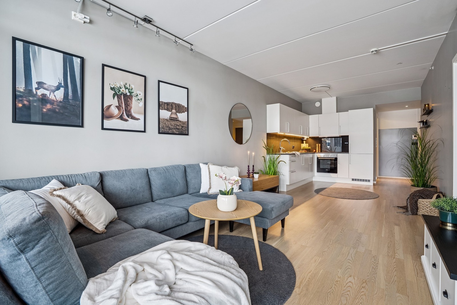 Stuen er lys og trivelig Galleribilde