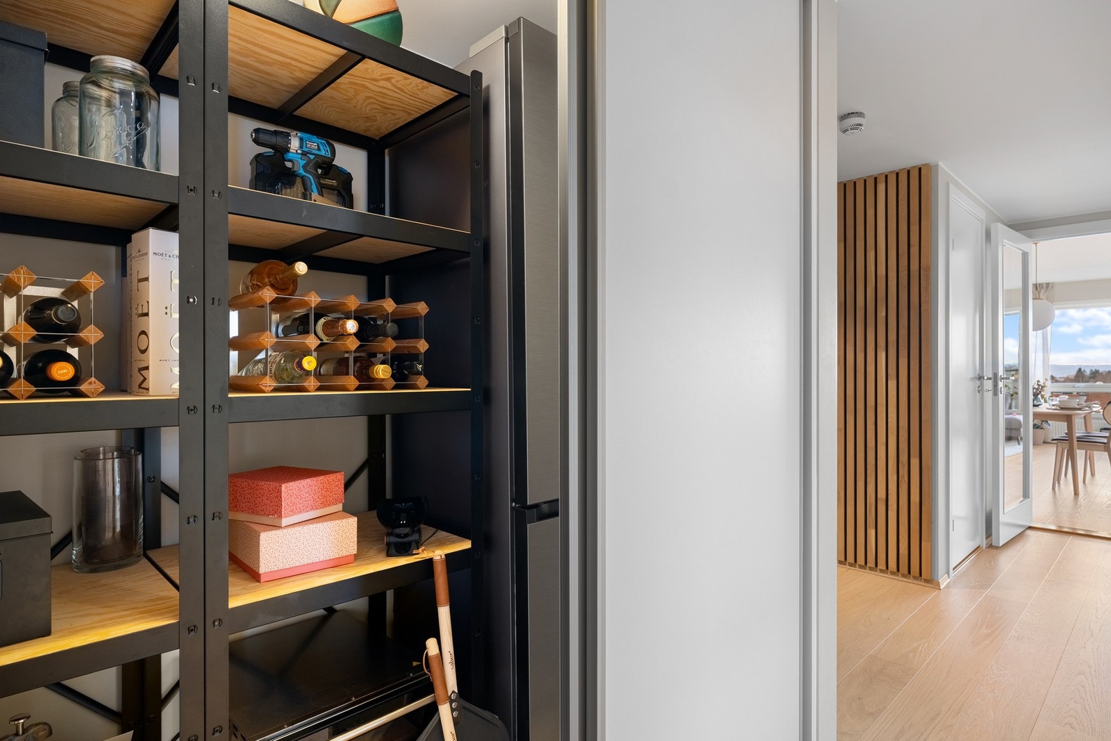 Leiligheten har svært god lagringsplass. Galleribilde