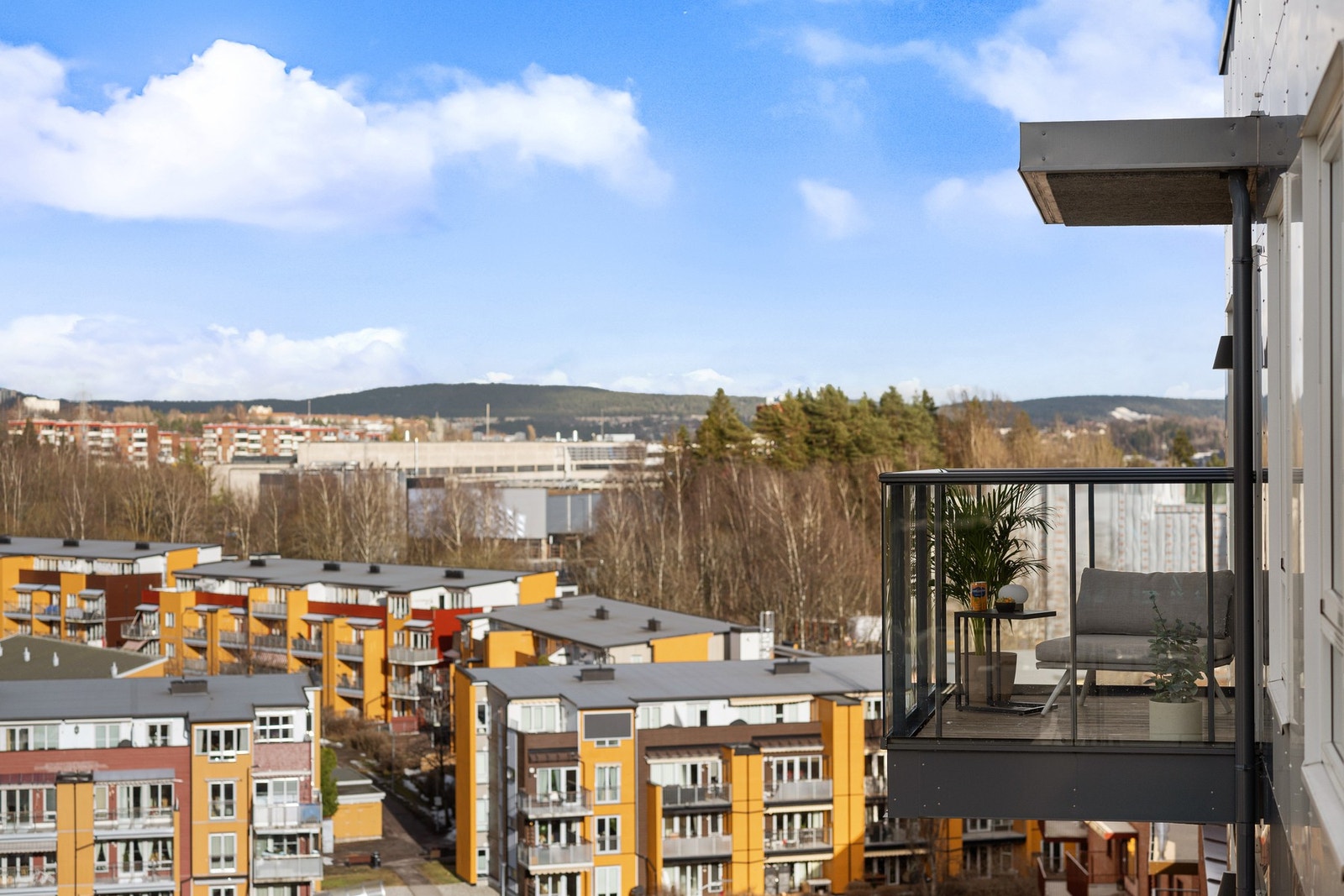 Leiligheten ligger i et moderne og barnevennlig område. Galleribilde