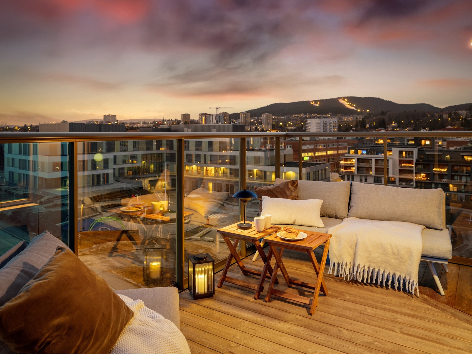 Utsikten strekker seg helt mot Grefsenkleiva i nord. Galleribilde