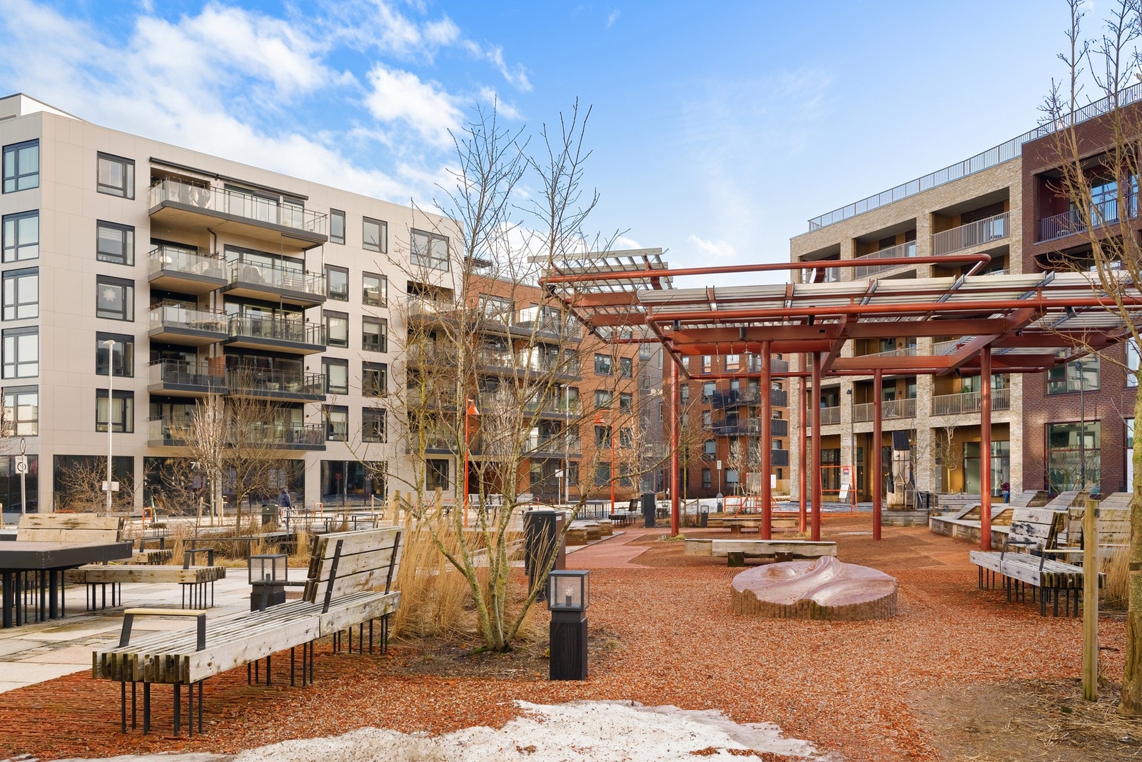 Like ved leiligheten ligger Vollebekk Torg. Galleribilde