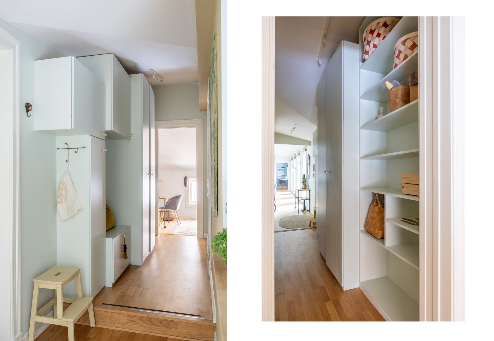 På andre siden finner vi det siste soverommet og bad. Galleribilde