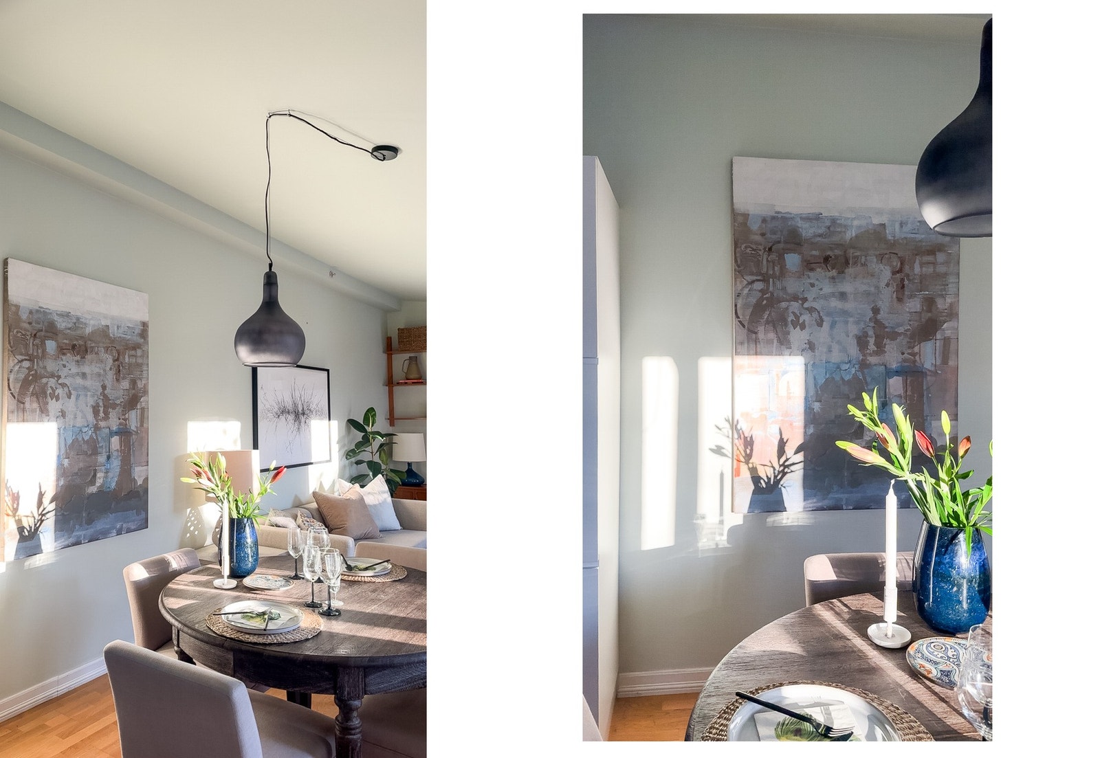 Det er veldig gode solforhold i leiligheten. Galleribilde