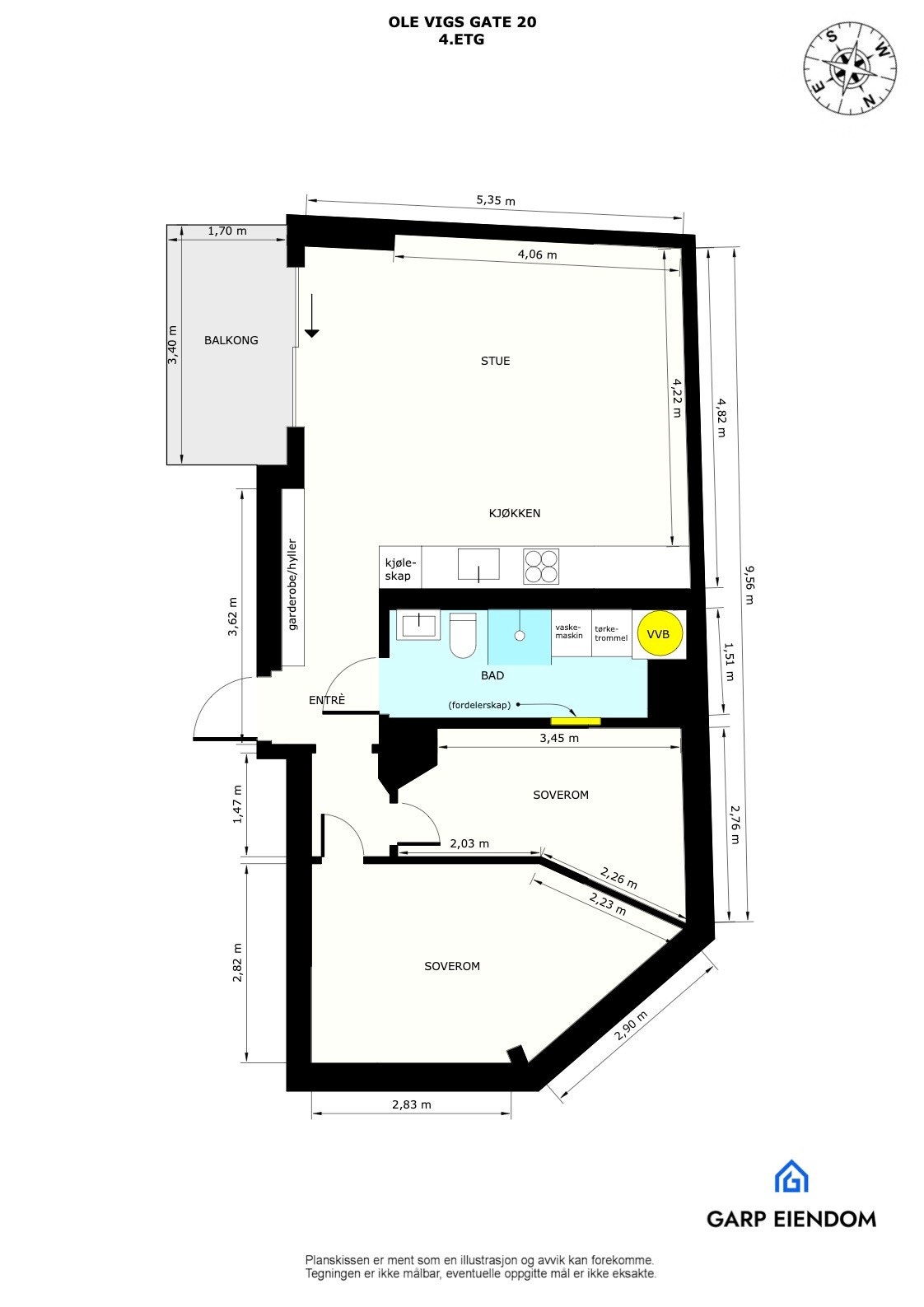 Plantegning Galleribilde