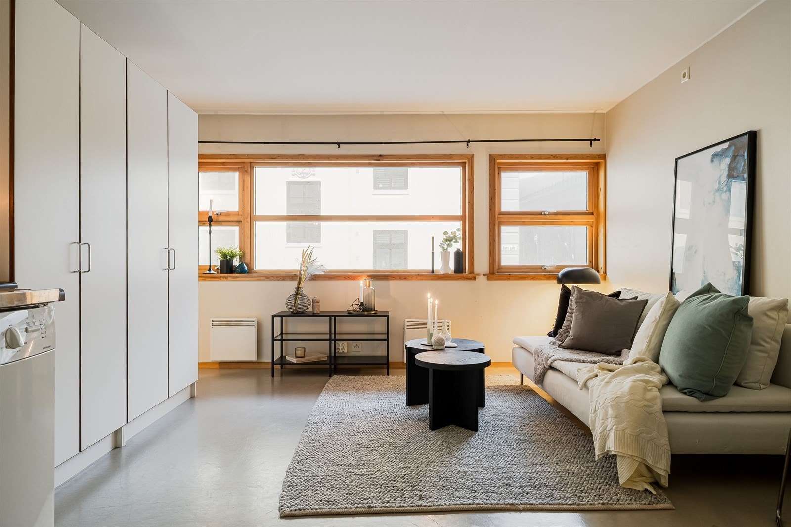 Stuevinduer mot Konsul Børs gate Galleribilde