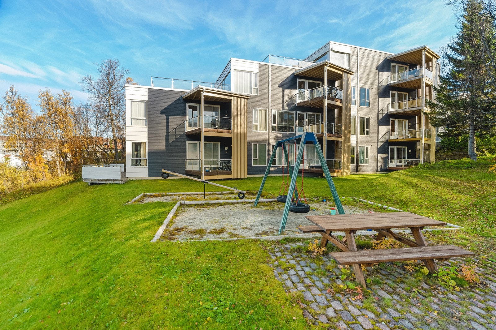 Veletablert område og rolige omgivelser Galleribilde