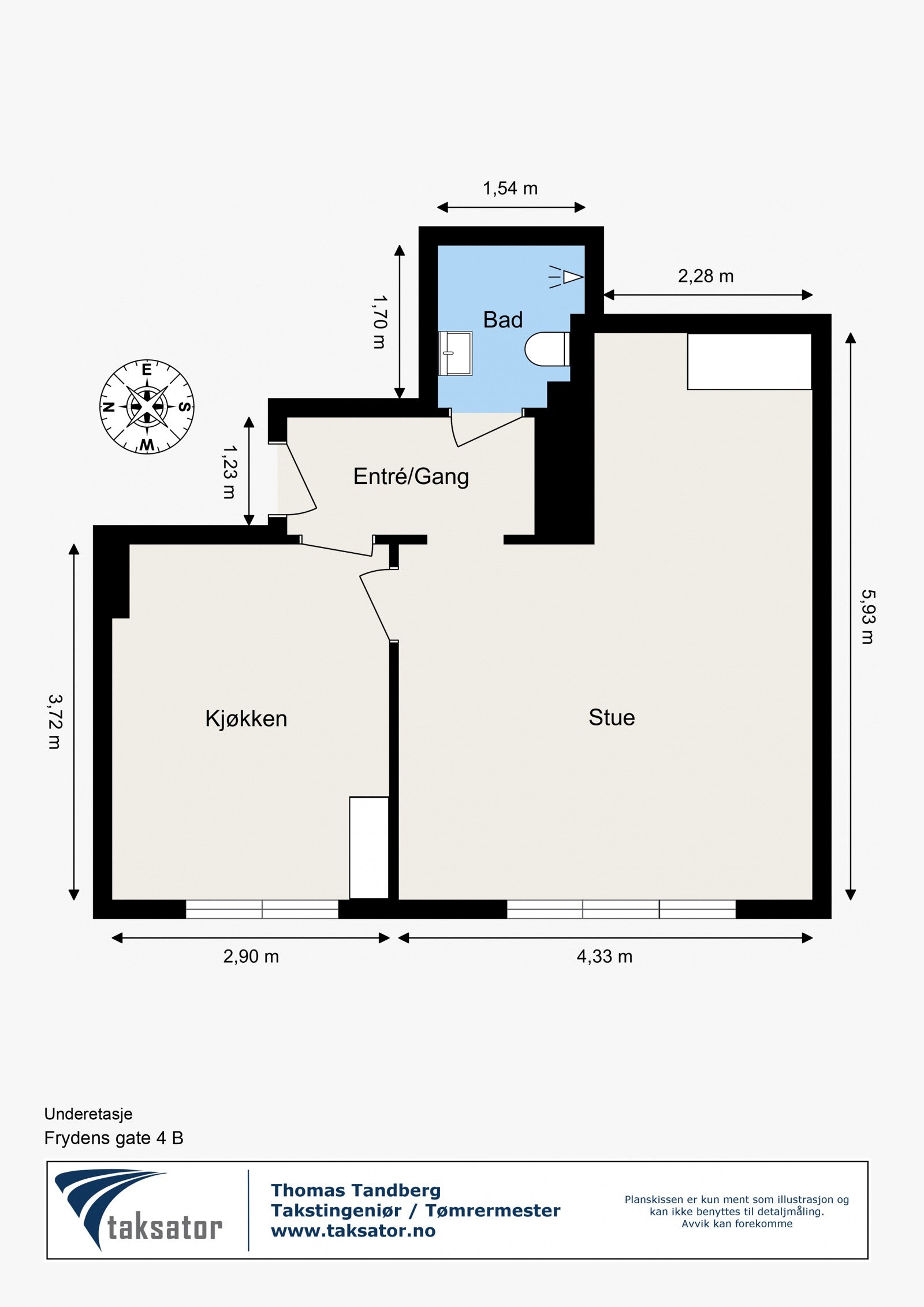 Planskisse. Galleribilde