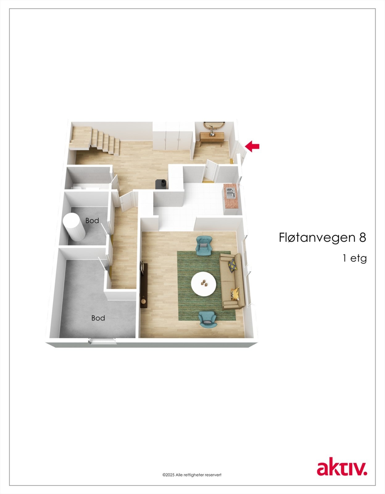 Plantegning sokkeletasje Galleribilde