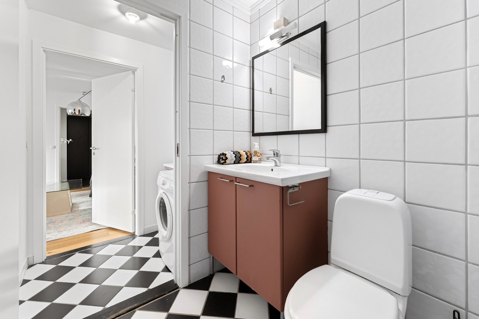 Badet har en praktisk utforming og fungerer godt i daglig bruk Galleribilde