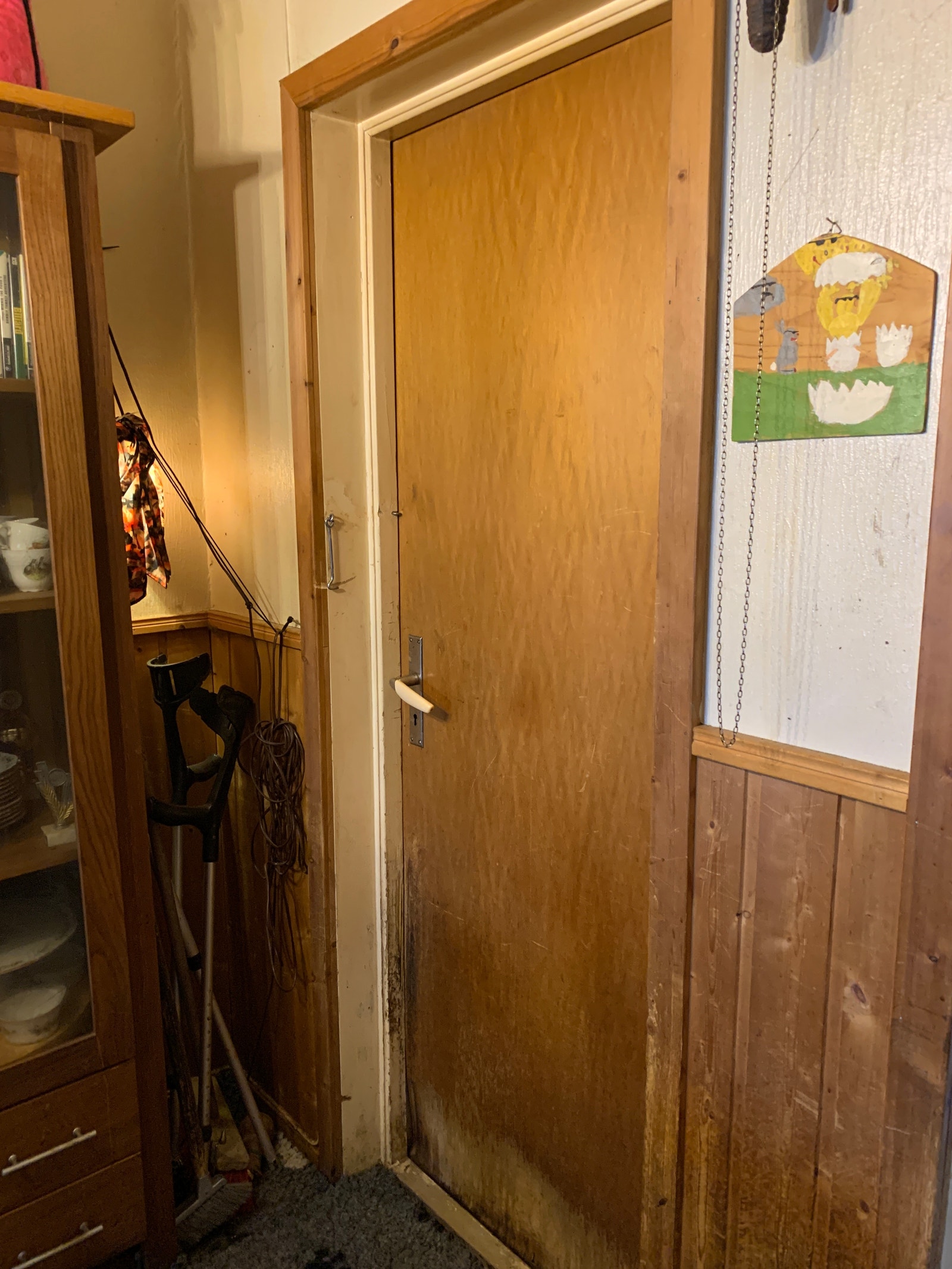 Eldre innvendige dører i boligen. Galleribilde