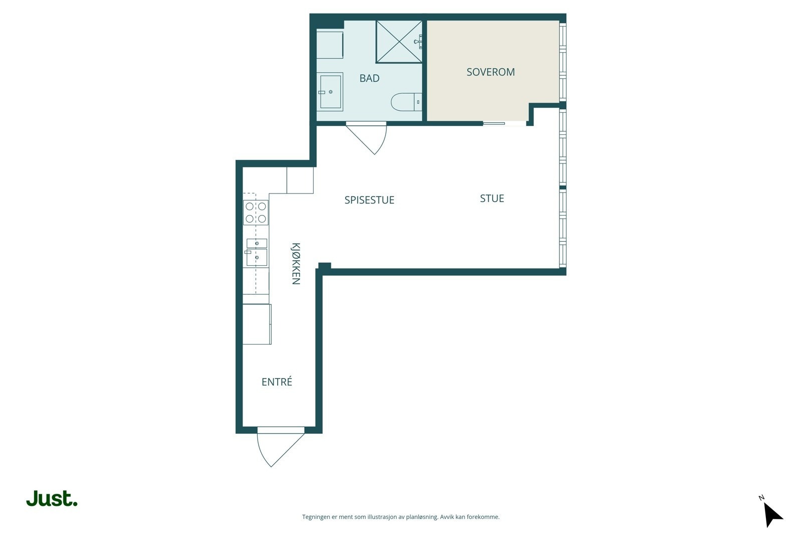 Planskisse. Galleribilde