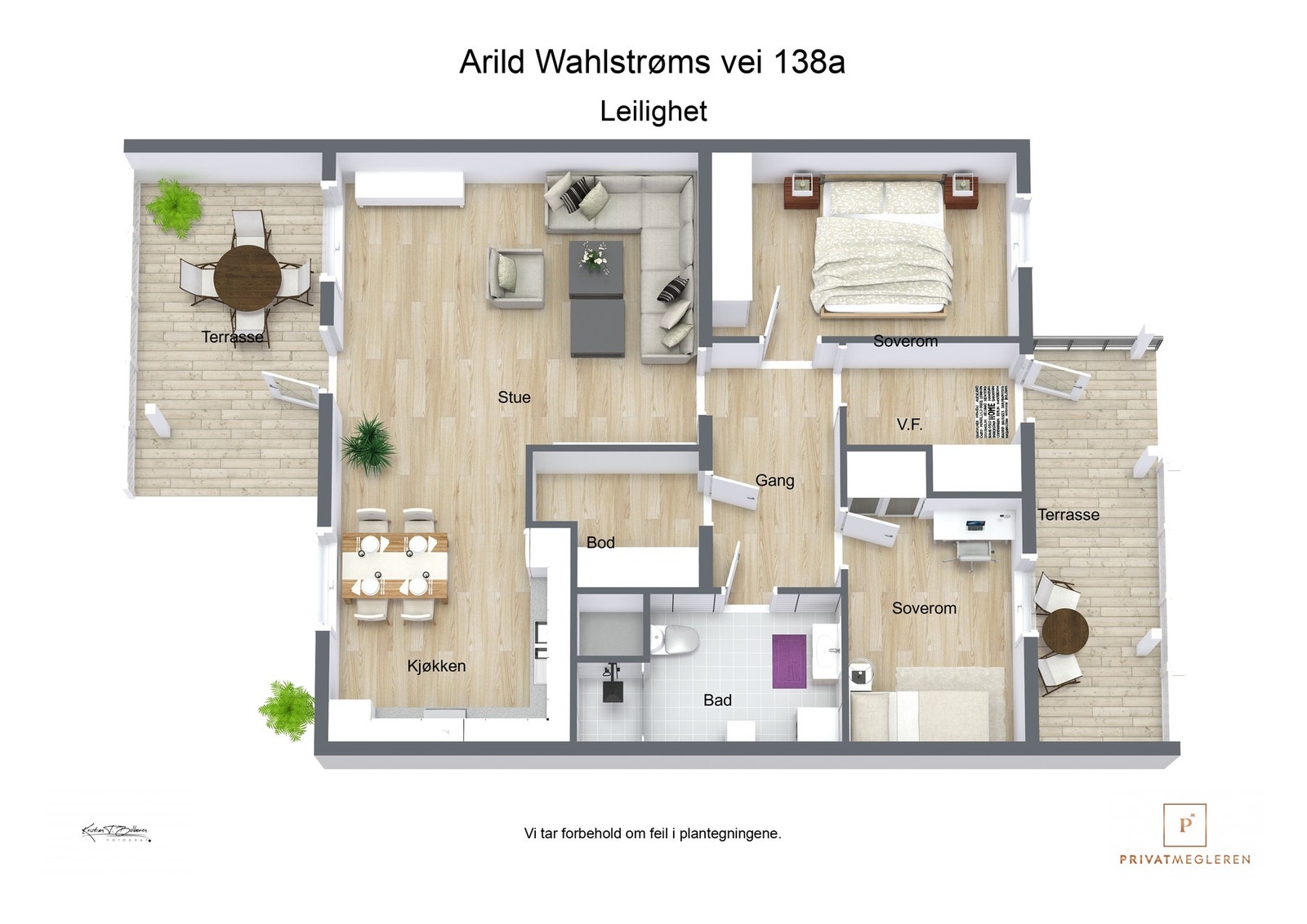 Plantegning Galleribilde