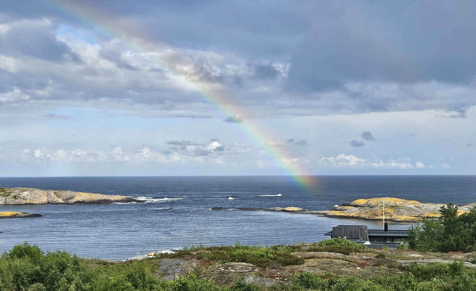 Utsikt fra hytta Galleribilde