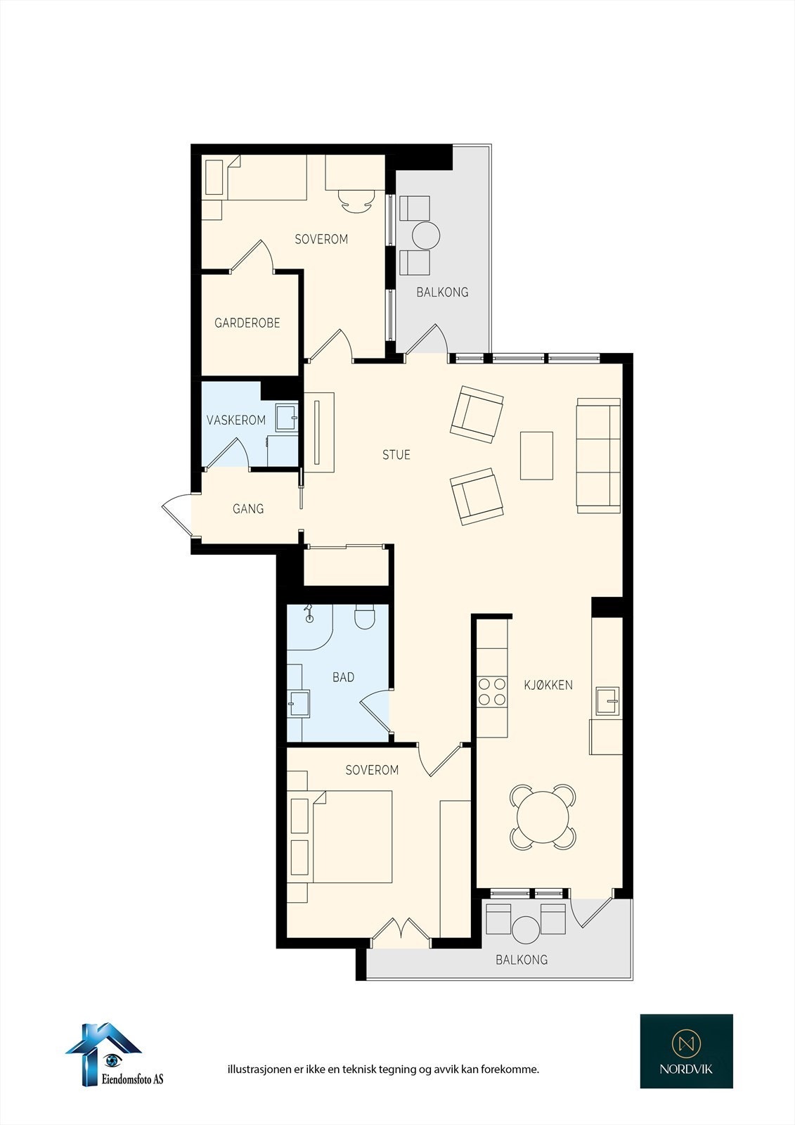 Presentasjon av leiligheten Galleribilde