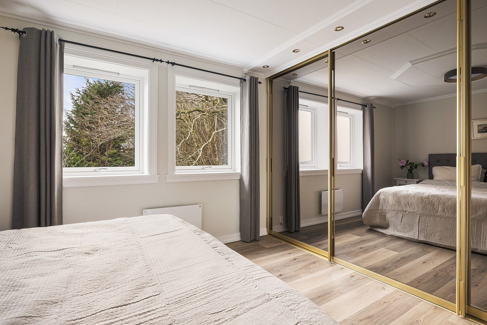 Her kan man nyte stille morgener på et skjermet soverom uten innsyn fra naboer. Galleribilde